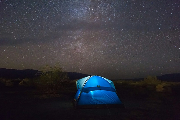 how to get electricity in a tent?